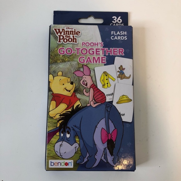 Set of 4 Winnie the Pooh Flash cards. Brand new - Picture 6 of 9